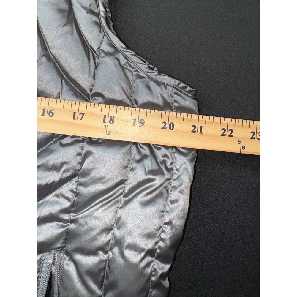 A.N.A Women's Packable Premium 80% Down Puffer Vest Jacket Gray Size Large ANA - Picture 8 of 10